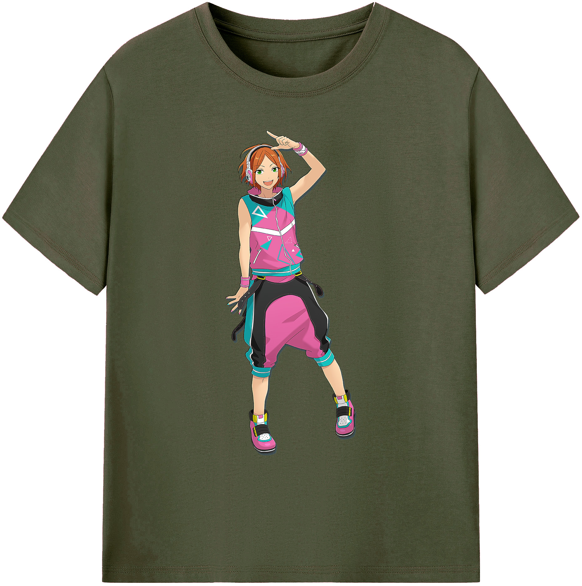 （画像用） あんさんぶるスターズ! Ensemble Stars 綿100％ メンズ半袖Tシャツ｜肌触りやわらか＆通気性